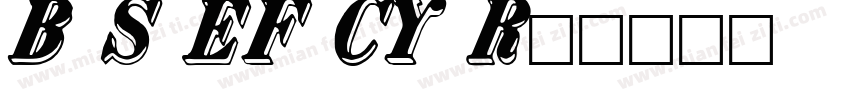 Bank Sans EF CY Regular字体转换